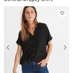 Madewell Central Drapey shirt